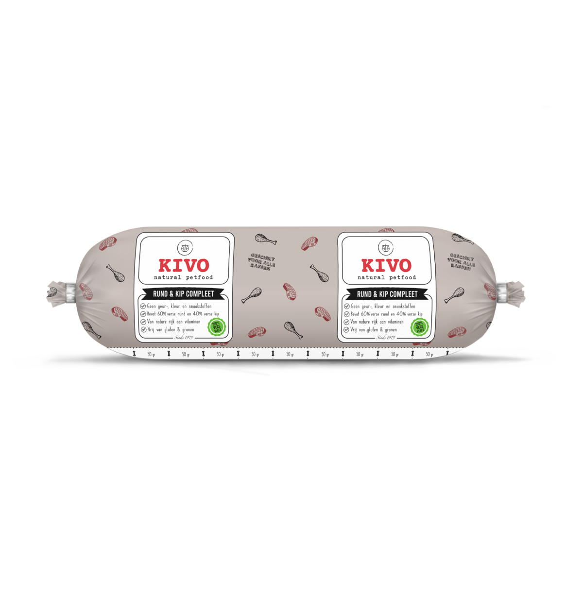 Rund en kip compleet